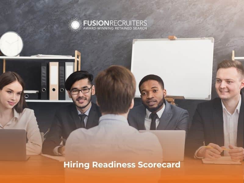 Hiring team meeting with a candidate during an interview discussion